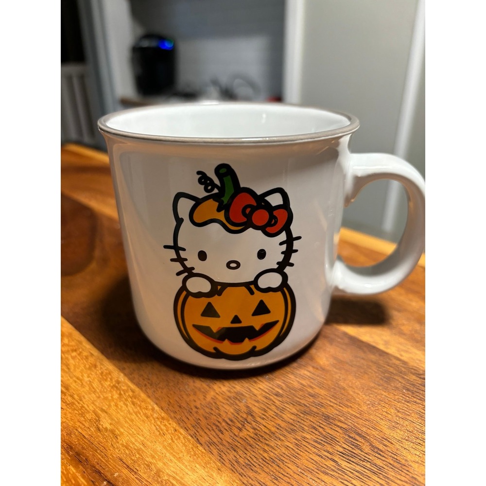 2021 Hello Kitty Sanrio Halloween Pumpkin Coffee Cup Mug 20 Oz BRAND NEW